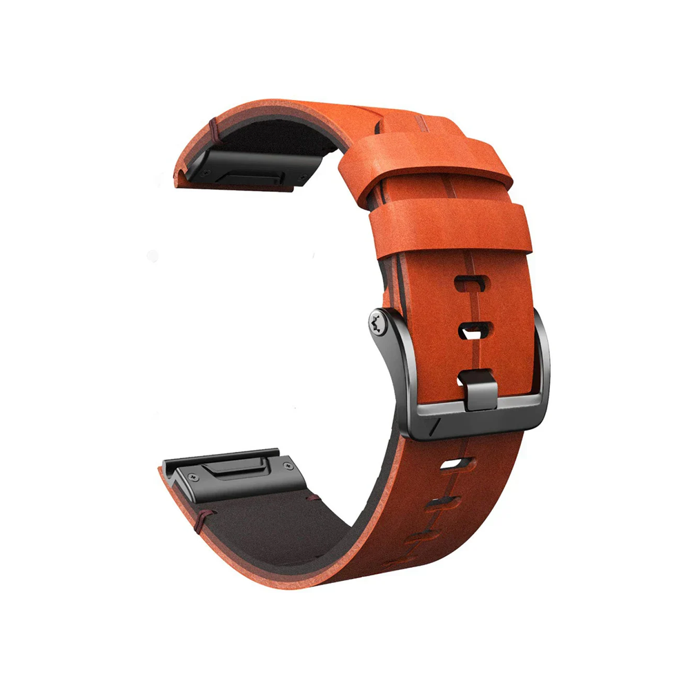 Quick-Fit Strap | 22mm (Modern Leather & Titanium) – 2 colors